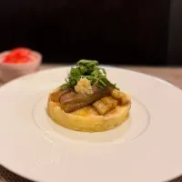 焼き茄子のせマッシュポテト