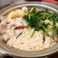 もつ鍋 火入れ後( ´艸｀)|しーPaPaさん
