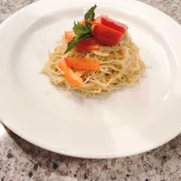 カペリーニのトンナ―トソ―ス冷製パスタ|樋山さん