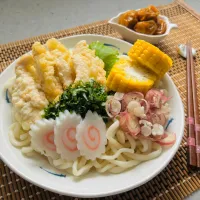 「冷たいとり天うどん」|バシュランさん
