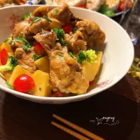 手羽元のトマトソース煮込み|meg*ˊᵕˋ*megさん