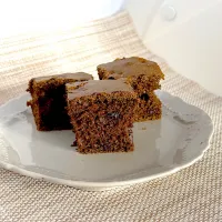 鉄観音茶とチョコチップの米粉ケーキ