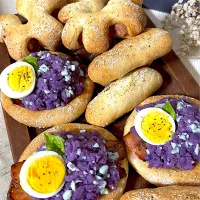 ポテトサラダパンとソーセージパン🥖|みゆぞうさん