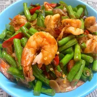 Tumis Buncis Udang Pedas| Meinaさん