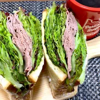 ローストビーフサンド|サンドウィッチ伯爵さん