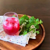 しそジュース|うさかめさん