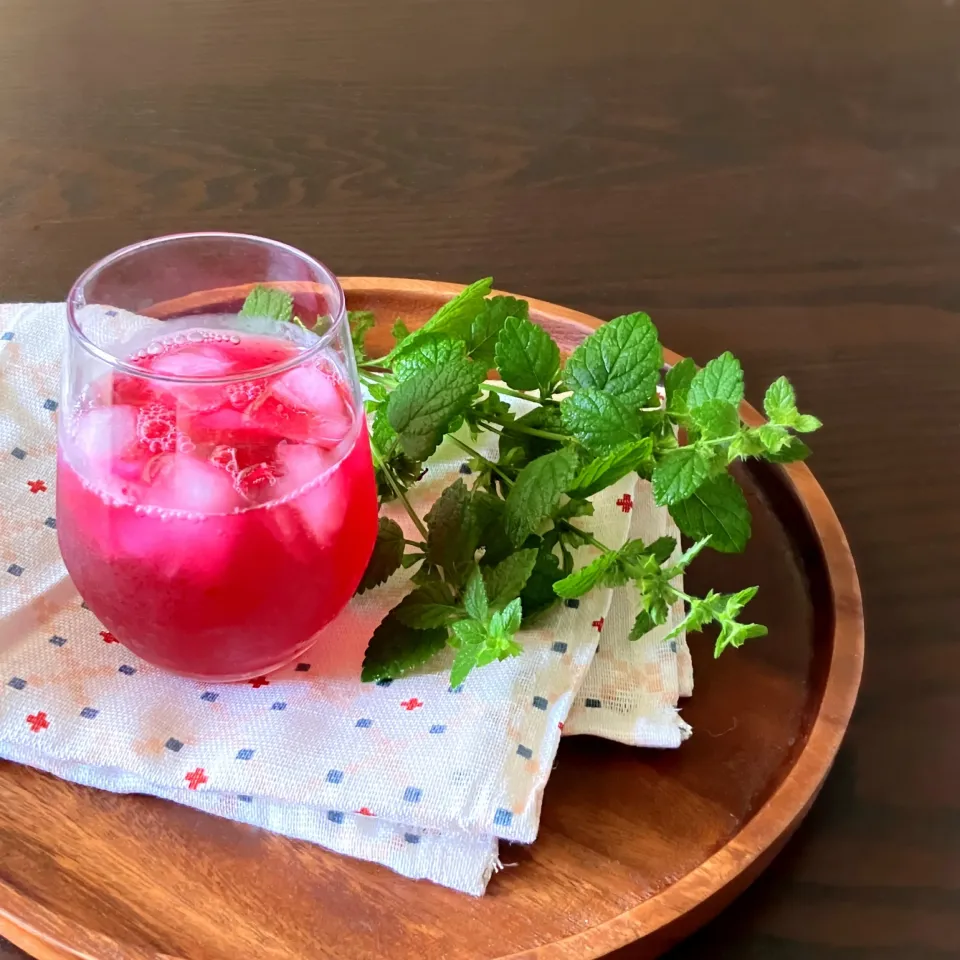 しそジュース|うさかめさん