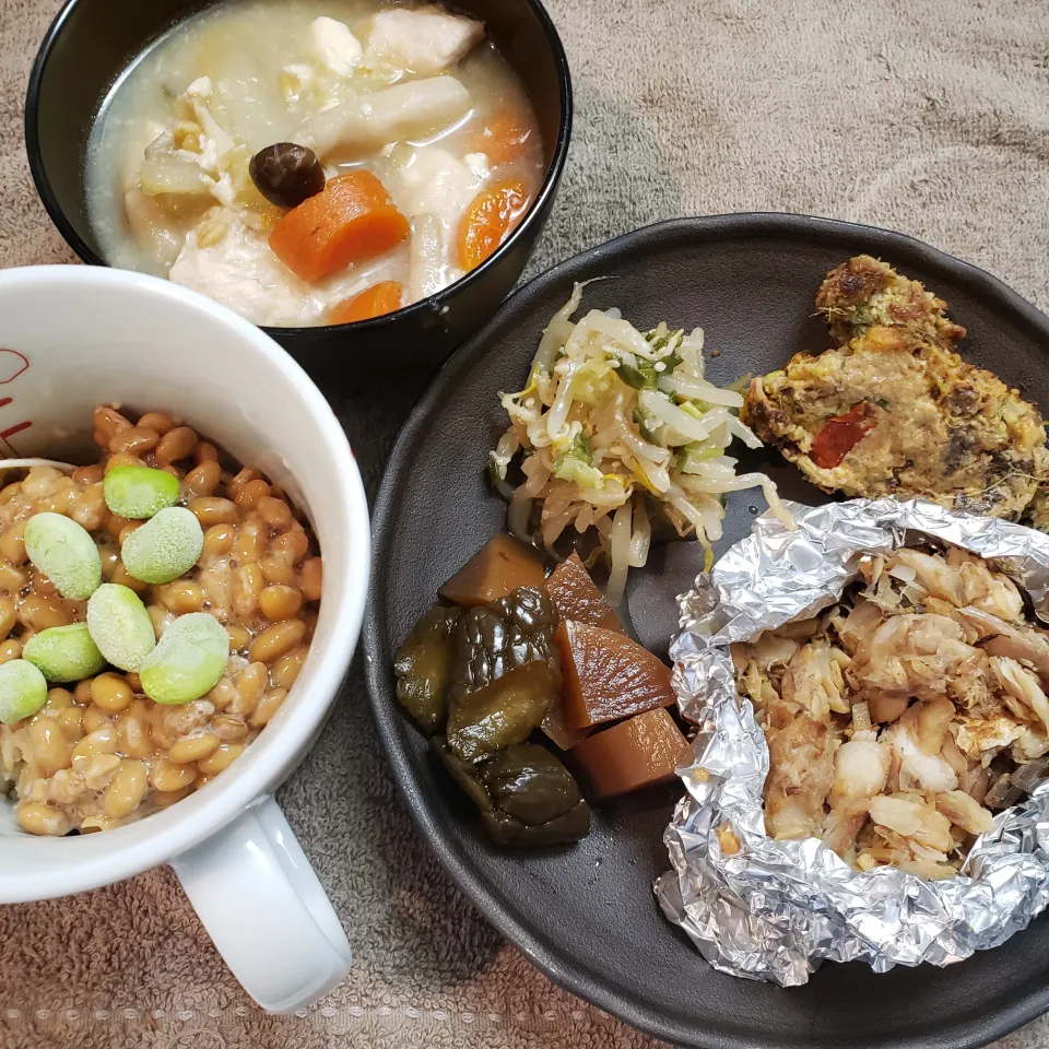 アジの干物(ほぐし身)定食|もりぞうさん