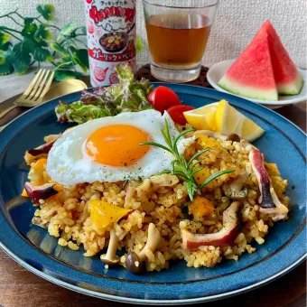 Snapdishの人気料理写真:みったんさんの料理 ジャンバラヤ風タコ飯