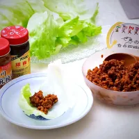 肉味噌のレタス巻き|登志子さん