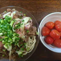 冷やし肉うどん|アクちゃんさん