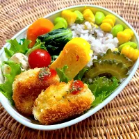 コロッケ弁当(娘)☆6月29日