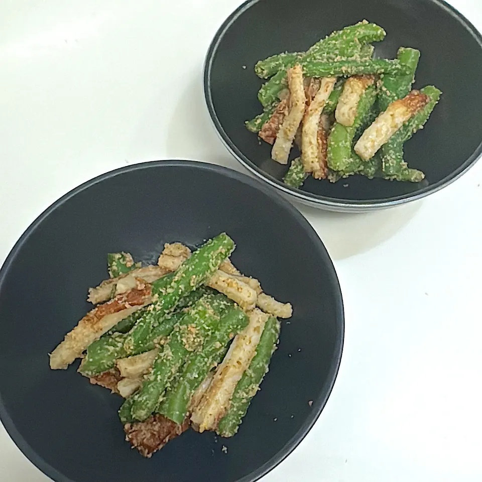ちくわとインゲンの胡麻和え|miyuさん