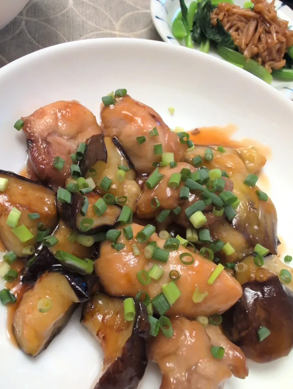 鶏肉となすの甘酢がらめ|naonaoさん