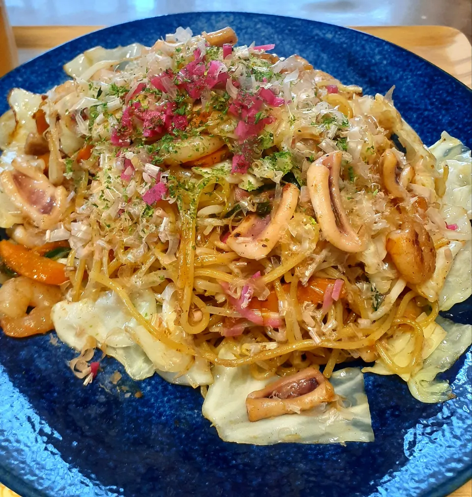 イカ焼きそば🦑|びせんさん