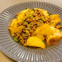 カブのひき肉辛味噌炒め|かわうそcookingさん