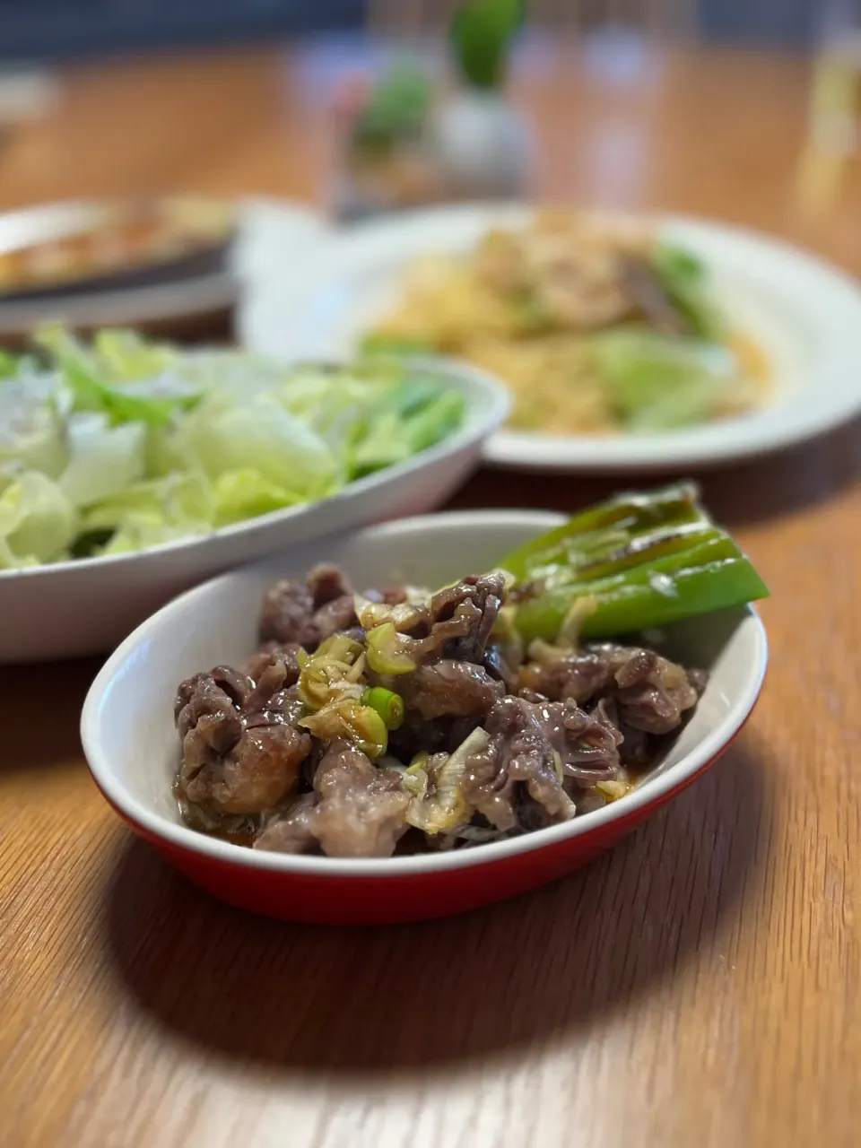 7/6の夕食　砂肝ネギ焼浸し|yoneさん