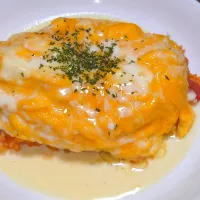 チーズソースのオムライス|mootsさん