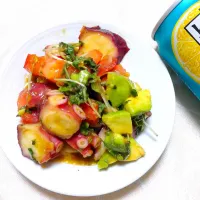 7/5の夕食
蛸とアボカドのサラダ|卯月さん