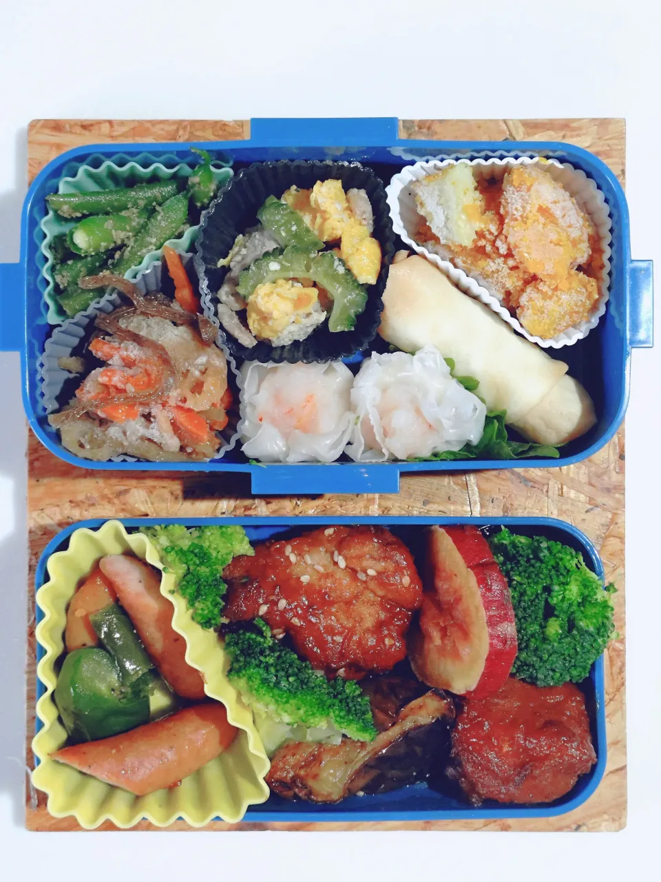 高校生運動部弁当（おにぎりご飯150g×2、こんにゃくゼリー）|rinchusさん