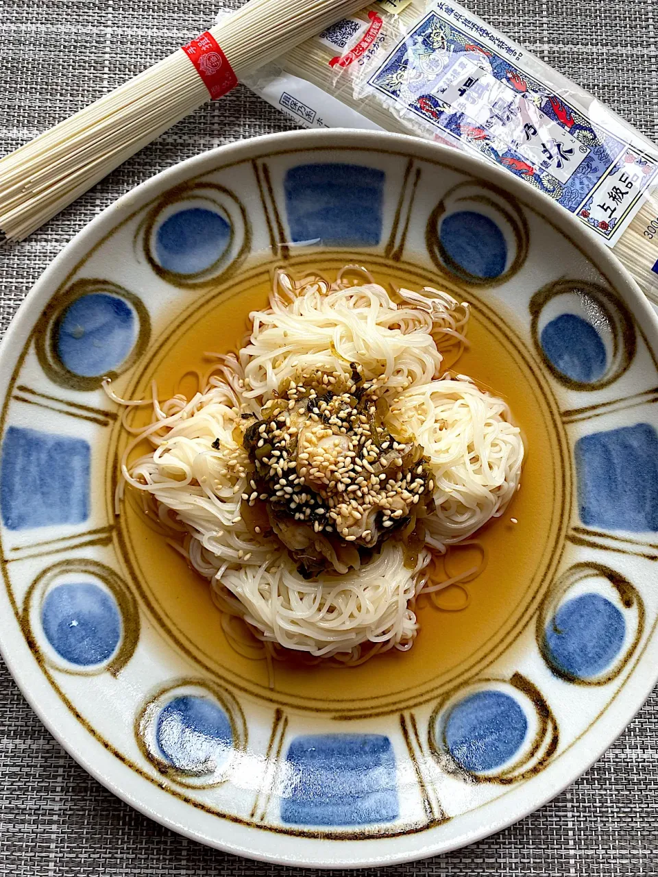 高菜とアサリの混ぜそうめん　暑い日に酸味|栃倉 直人さん