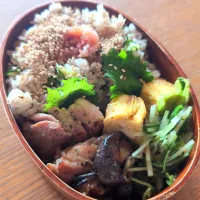 鶏のバジルソテー弁当|まきごろうさん