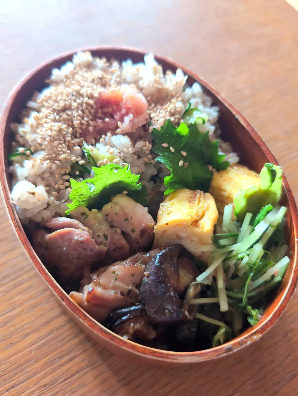鶏のバジルソテー弁当|まきごろうさん