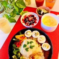 スキレットでチーズライススパイスカレー🍛|HAMI69さん