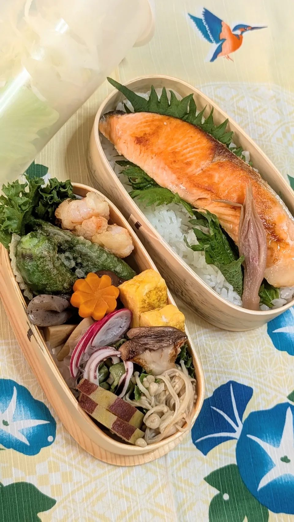 本日のお弁当〜アトランティックサーモン焼弁当|f.1125beさん