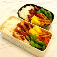 豚カツ、焼き肉弁当| m_lunchboxさん