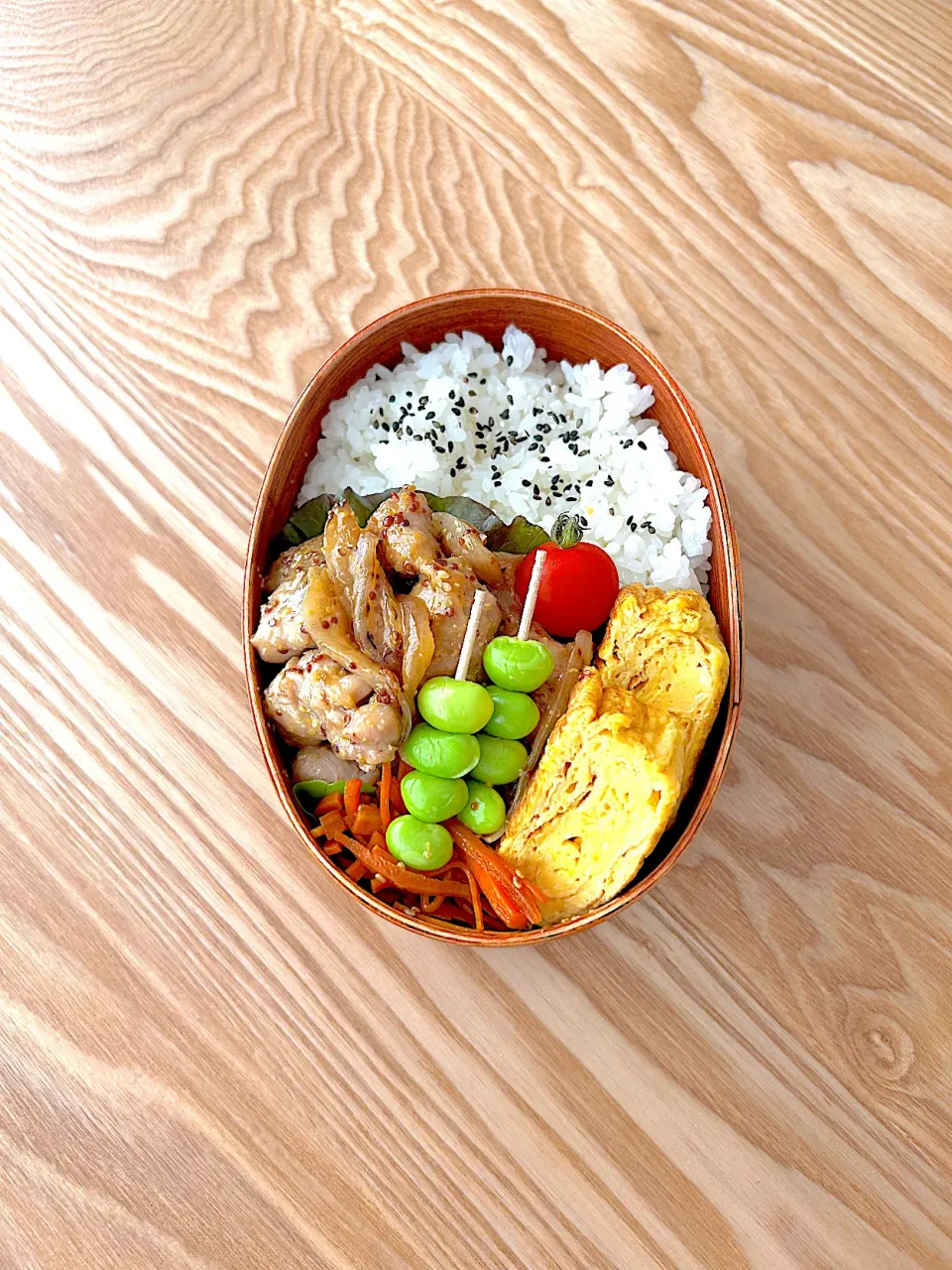 ハニーマスタードチキン弁当🍱|nonoさん