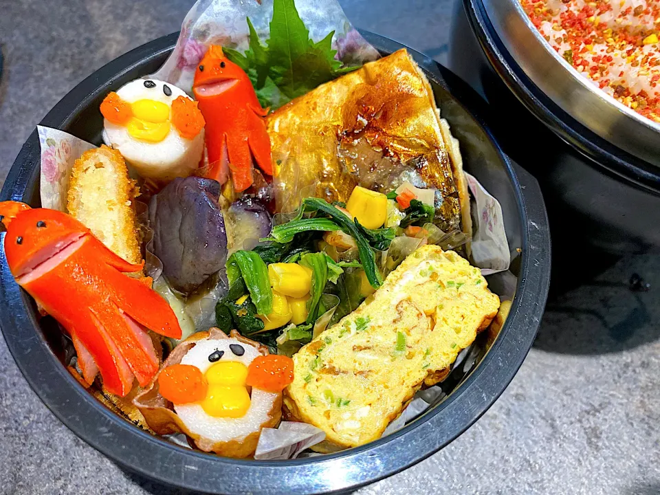 鯖の塩焼き弁当🍱|Sugarさん