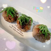 豚ひき肉のつくね団子|ショコラさん