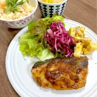 ぶりのハニーマスタード焼き|ゆりちさん