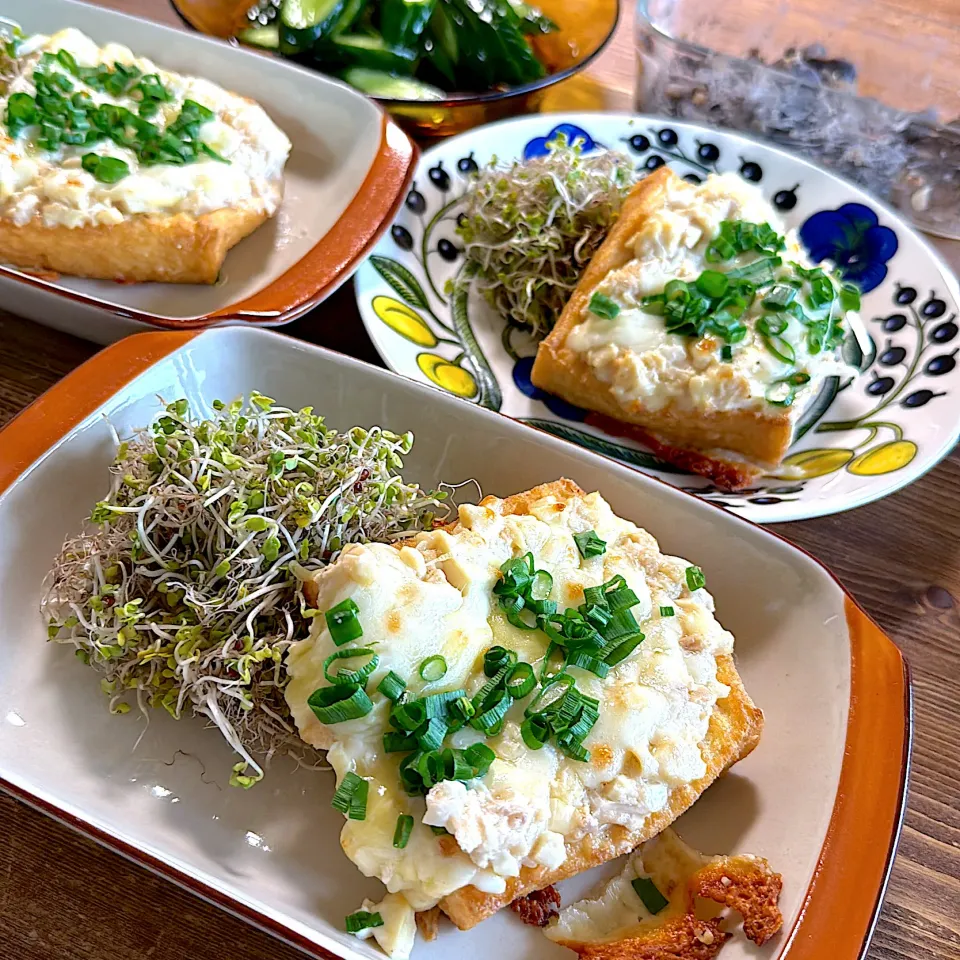 厚揚げ ツナマヨ？|gohan♡さん