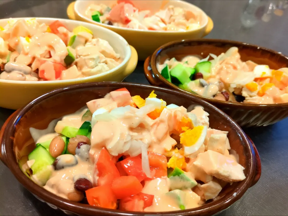 七夕　カラフルコブサラダ|まゆみさん