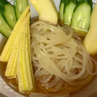 具が足りない冷麺😅| ゆきぽよ婆さん