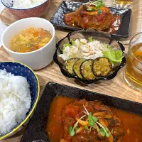 煮込みハンバーグ🍳|dannagayasetaさん