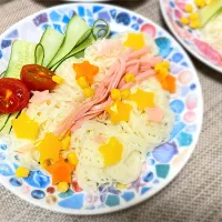 七夕の素麺プレート|ふわふわさん