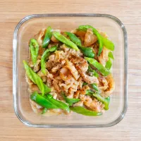 豚バラとピーマンのオイスター炒め🥢🍚(作りおき)|nocceさん