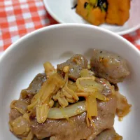 昨日の焼肉の残りでガッツリ炒め♪|藤さんちのごはんさん