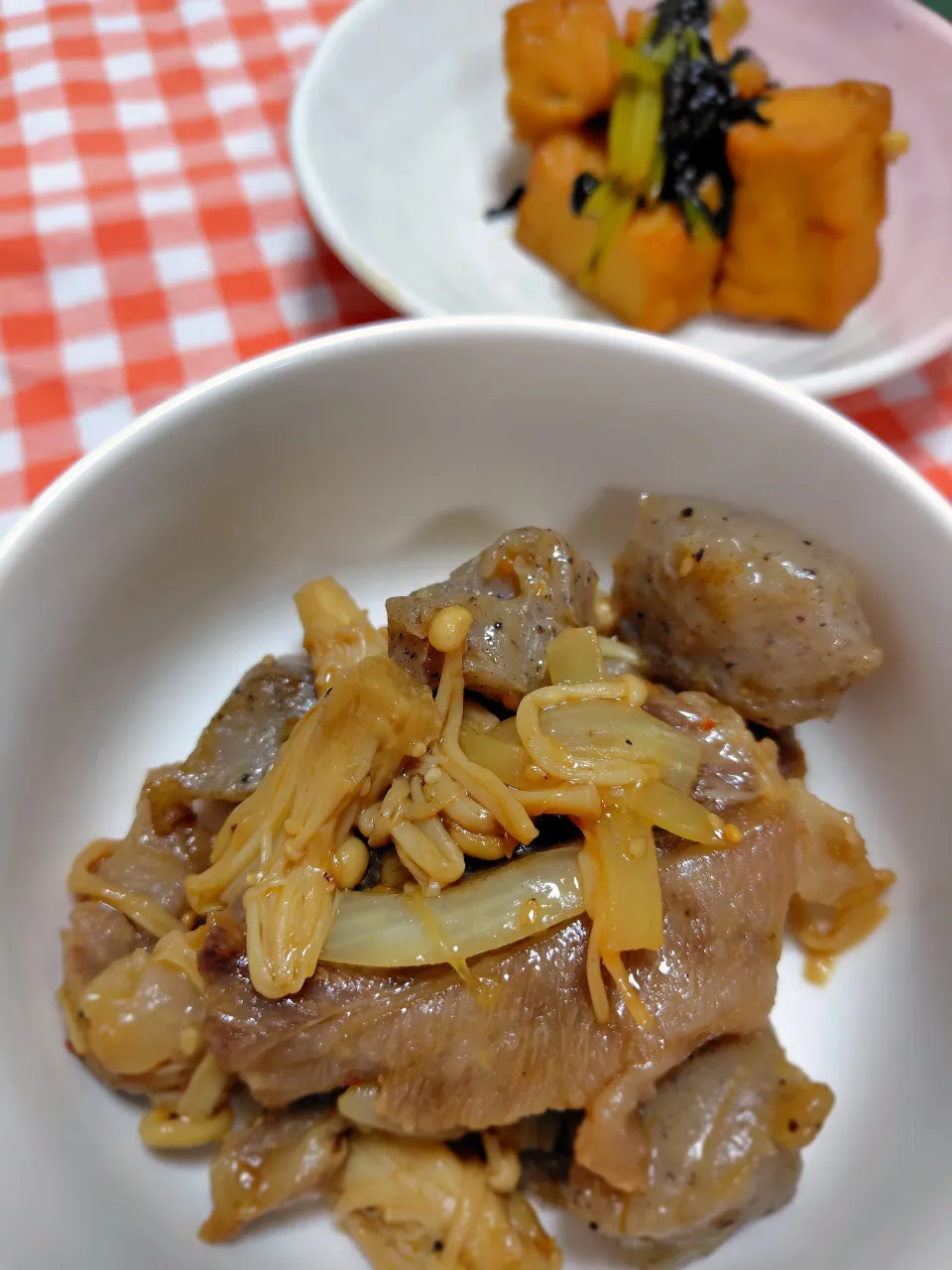 昨日の焼肉の残りでガッツリ炒め♪|藤さんちのごはんさん