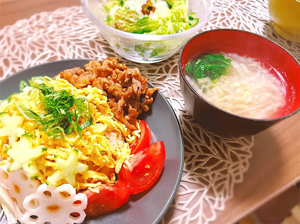 今日は七夕なのでちらし寿司を作りました🍣|れれれさん