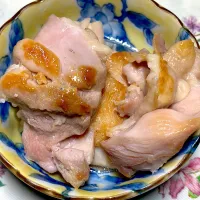 鶏ももにの塩焼き|ここさん
