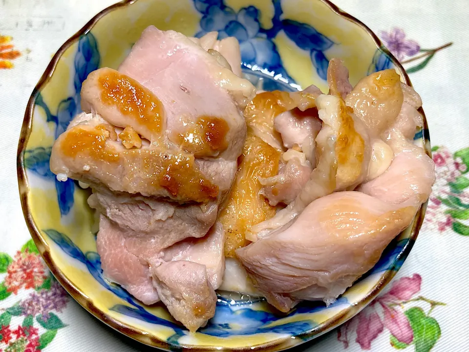 鶏ももにの塩焼き|ここさん