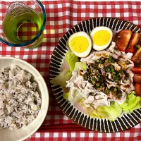 豚冷しゃぶ、さっぱり中華タレ🥗|リヒトさん