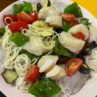 さっぱり夏野菜ソーメン|poohケイコさん