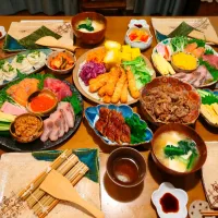 手巻き寿司パーティー🍣|さらママさん