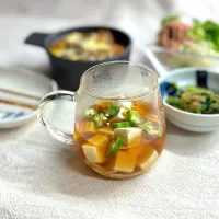 汁まで飲んじゃうお豆腐とそうめん|かっちゃん杉さん