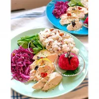 - 夏を楽しむ、紫陽花プレート -| 料理研究家かんざきあつこさん
